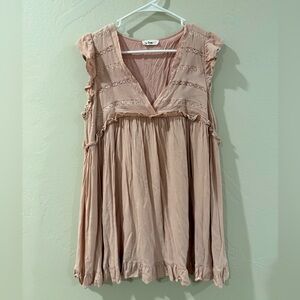Short v neck dress | size large